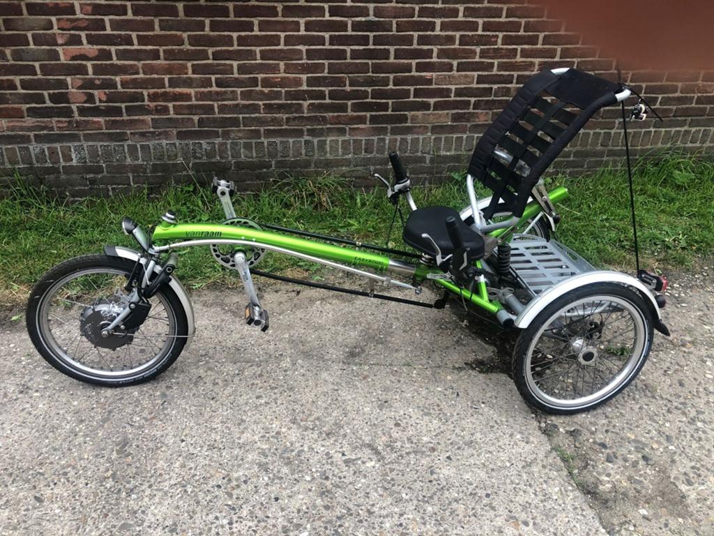 Van Raam elektrische driewielfiets, Fietsen en Brommers, Fietsen | Ligfietsen, Ophalen, Gebruikt, Overige merken