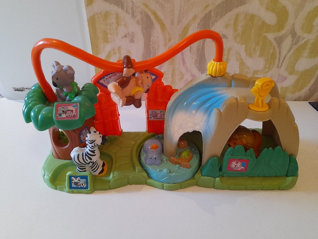 Fisher Price Little People jungle, Kinderen en Baby's, Ophalen of Verzenden, Gebruikt, Speelset, Met geluid