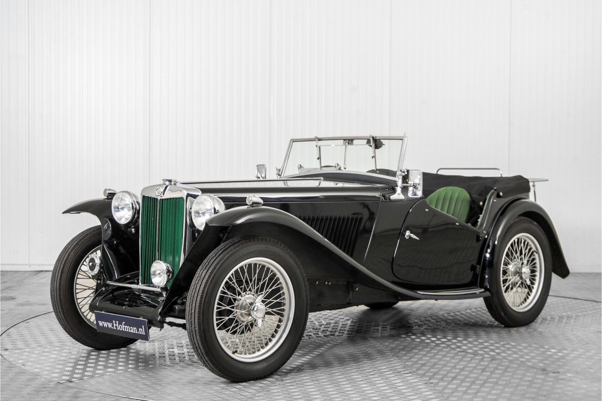 MG MG TC (bj 1947), Auto's, Overige modellen, 4 cilinders, Cabriolet, Zwart