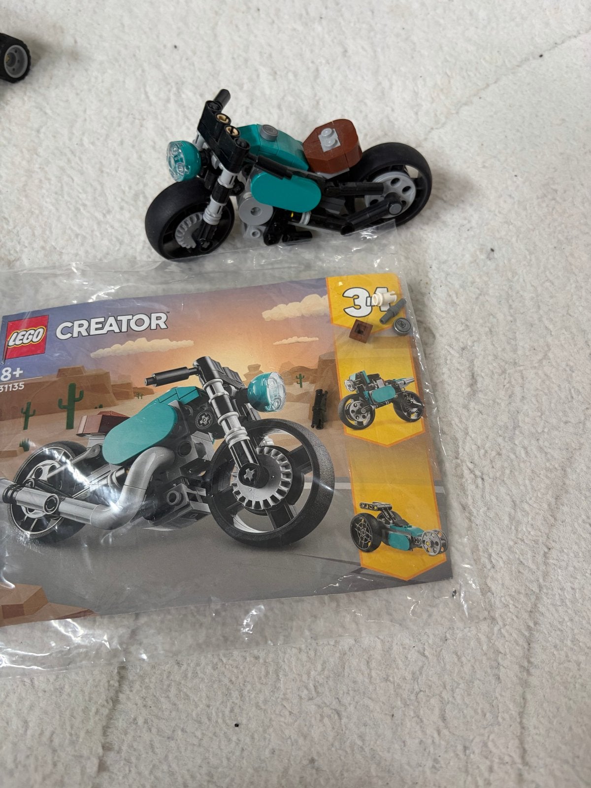LEGO Creator 31135 Vintage Motorfiets 3-in-1, Ophalen, Zo goed als nieuw, Overige merken