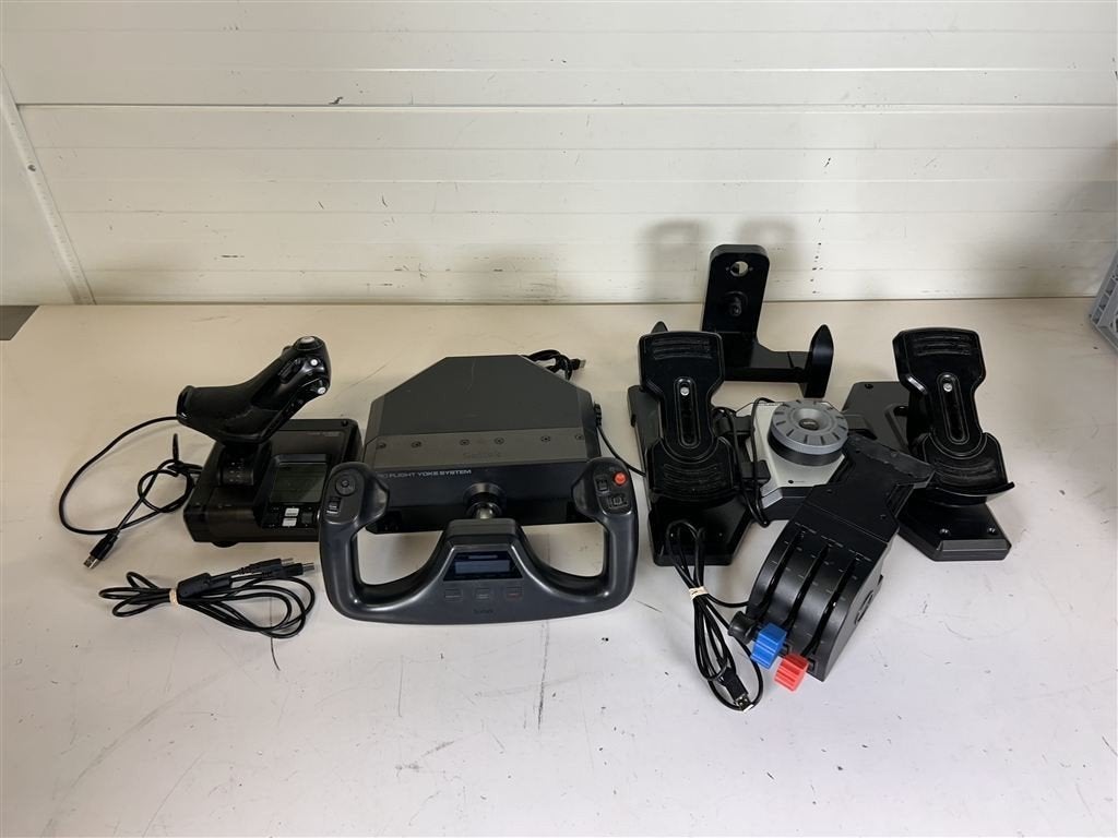 A7399. Flight Simulator set, Ophalen of Verzenden, Gebruikt