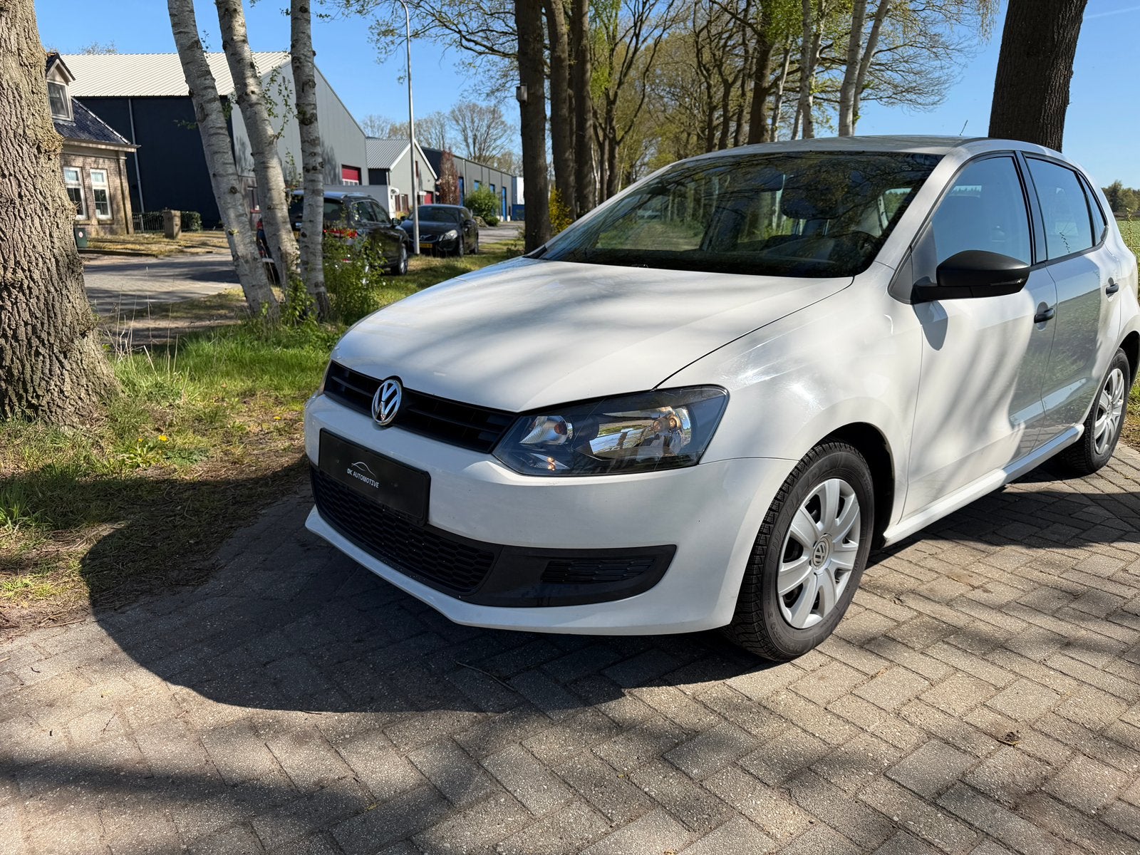 Volkswagen Polo wit 2010 1.2 5DRS Nieuwe APK, Voorwielaandrijving, Stof, Zwart, 60 pk