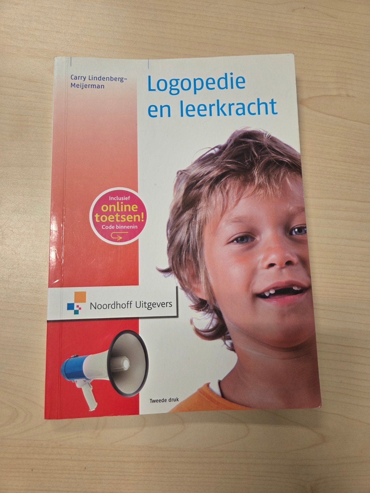 Logopedie en leerkracht - Studieboek, Zo goed als nieuw, Gamma, Carry Lindenberg-Meijerman, HBO