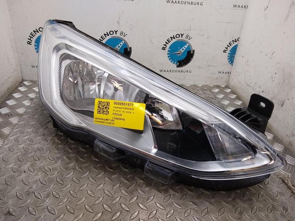 FORD FOCUS KOPLAMP R 2019, Auto-onderdelen, Ophalen of Verzenden, Gebruikt, Stiba lid