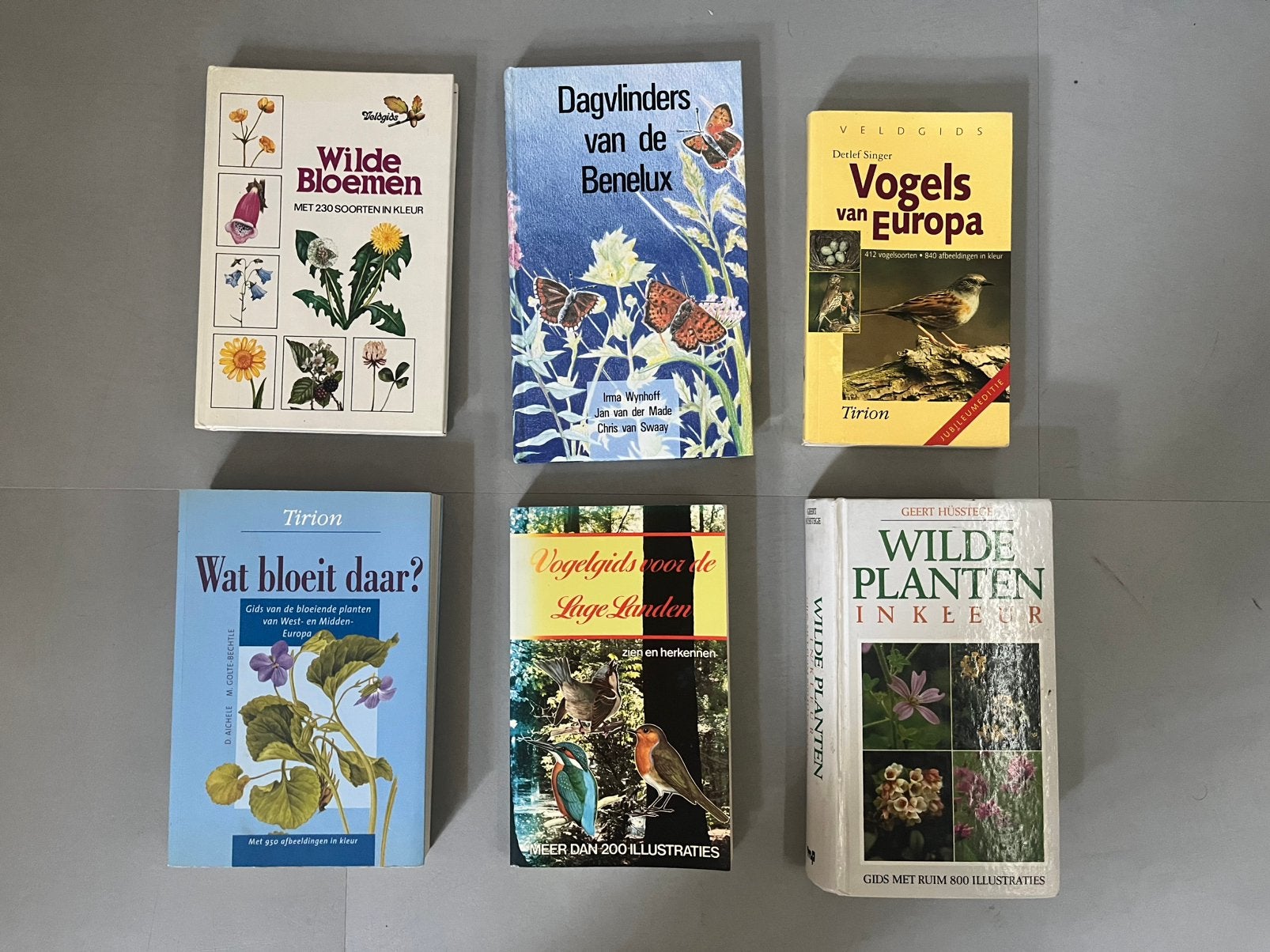 Pakket natuur gidsen €10 - planten vogels vlinders bloemen, Ophalen of Verzenden, Zo goed als nieuw, Natuur algemeen