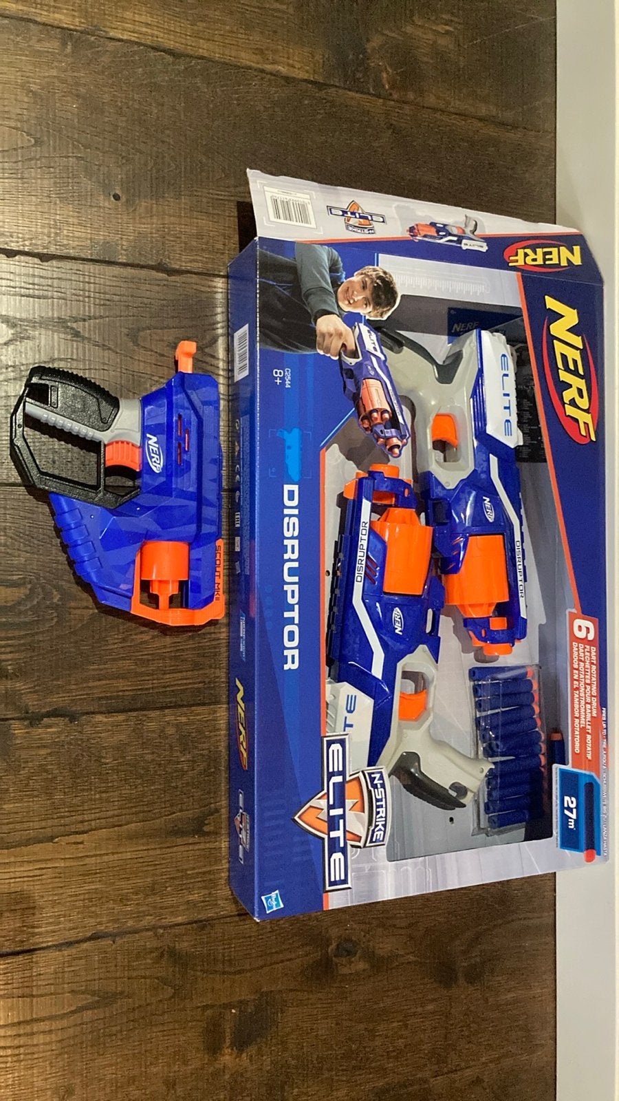 Nerf Elite Disruptors 2x + 1 los Nerf pistool, Kinderen en Baby's, Ophalen of Verzenden, Zo goed als nieuw, Jongen of Meisje