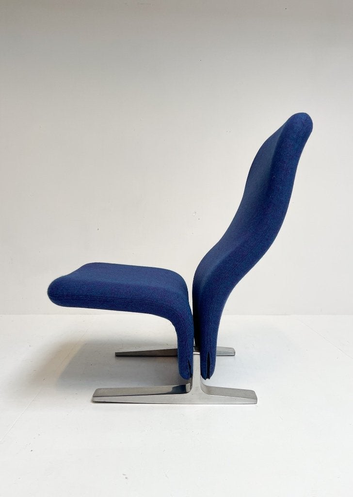 Opnieuw gestoffeerde Artifort Concorde F780 fauteuil, Gebruikt, Design, 75 tot 100 cm, Ophalen of Verzenden