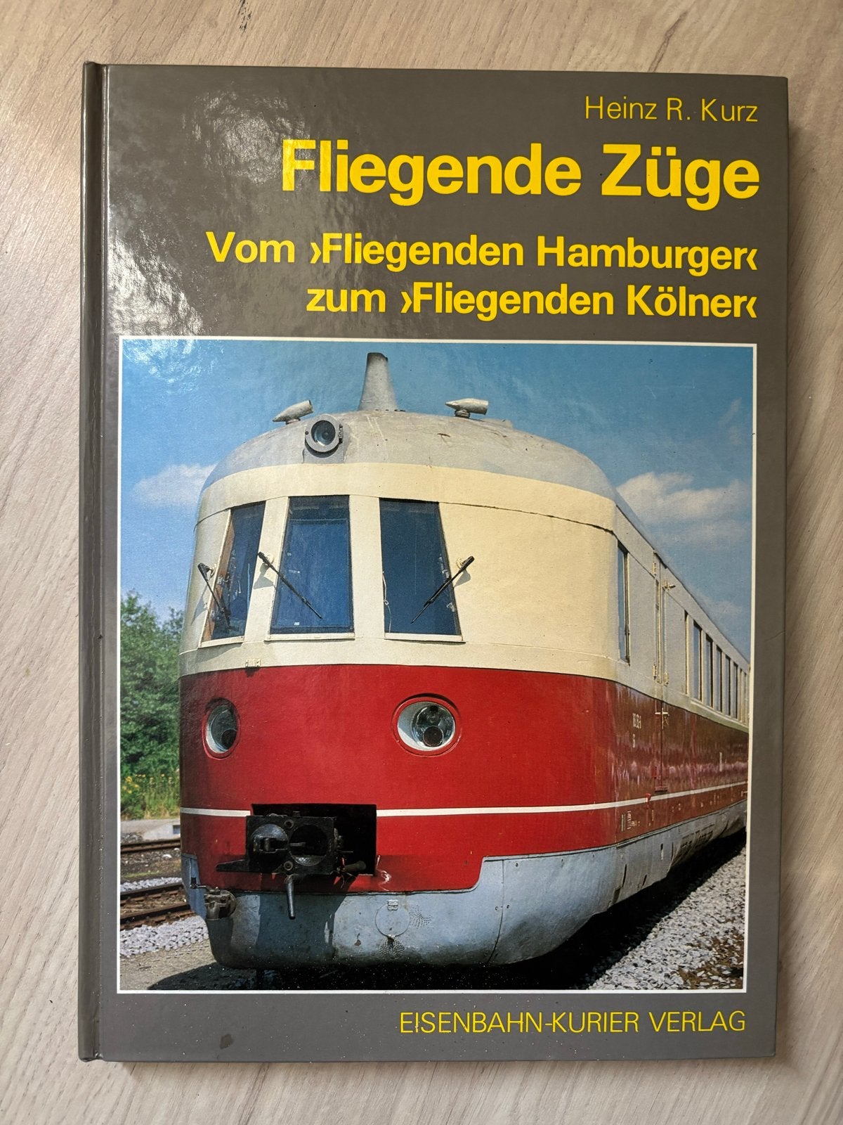 Boek: Vliegende Züge - Heinz R. Kurz (Trein), Ophalen of Verzenden, Zo goed als nieuw, Trein, Boek of Tijdschrift