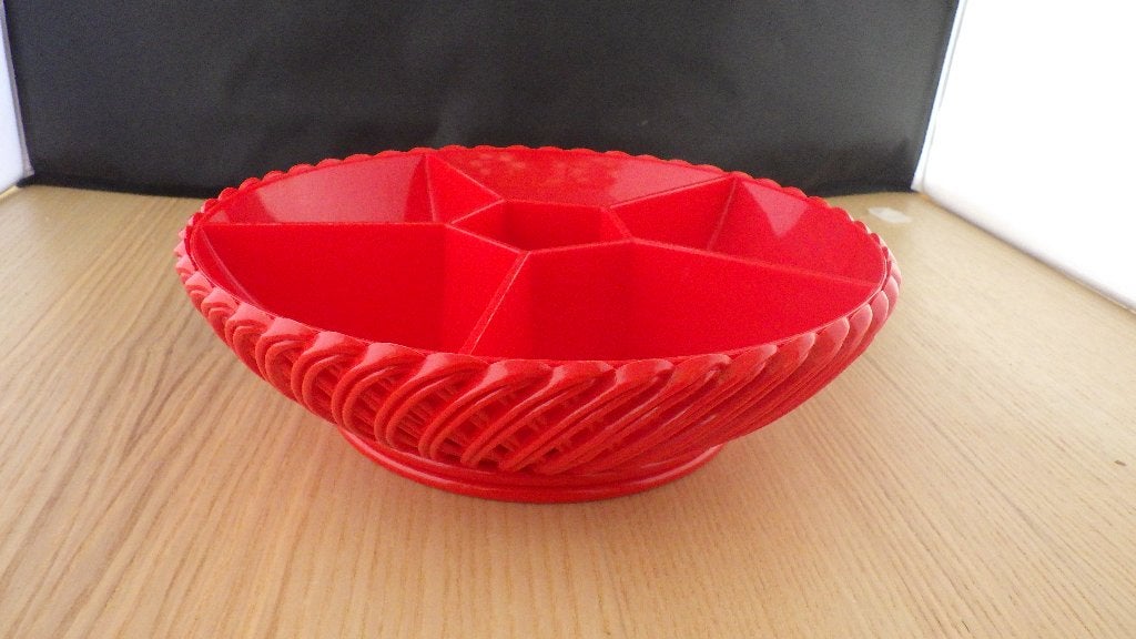 mooie retro snackschaal, Ophalen of Verzenden, Huis en Inrichting