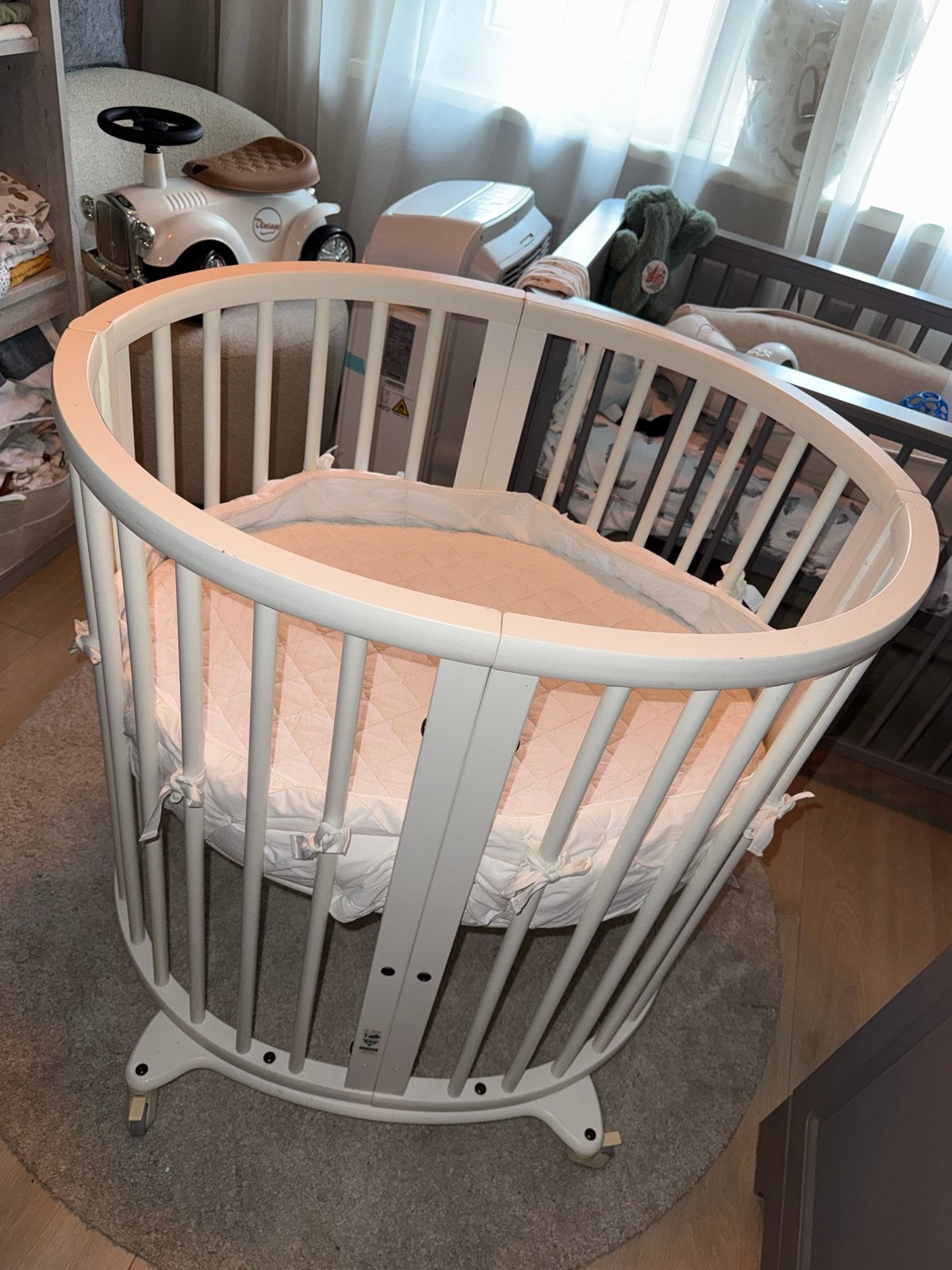 Stokke Sleepi Wieg - Wit, Kinderen en Baby's, Babywiegjes en Ledikanten, Ophalen of Verzenden, Gebruikt, Wieg