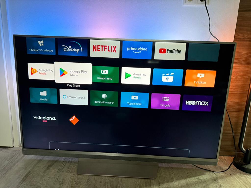 Philips smart tv 4k ambilight + orginele afstandsbediening, Ophalen, Philips, 50 Hz, Zo goed als nieuw