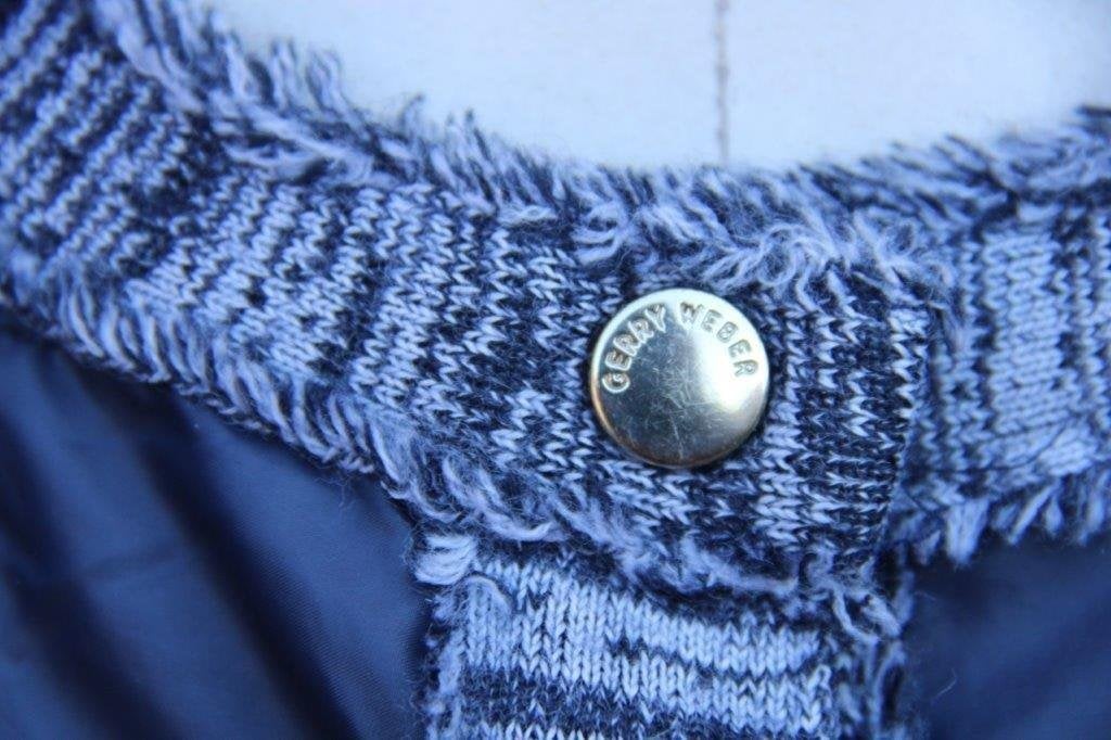 Vest blauw Gerry weber mt 40 drukknoop winter Vaste prijs, Maat 38/40 (M), Blauw, Ophalen of Verzenden, Zo goed als nieuw