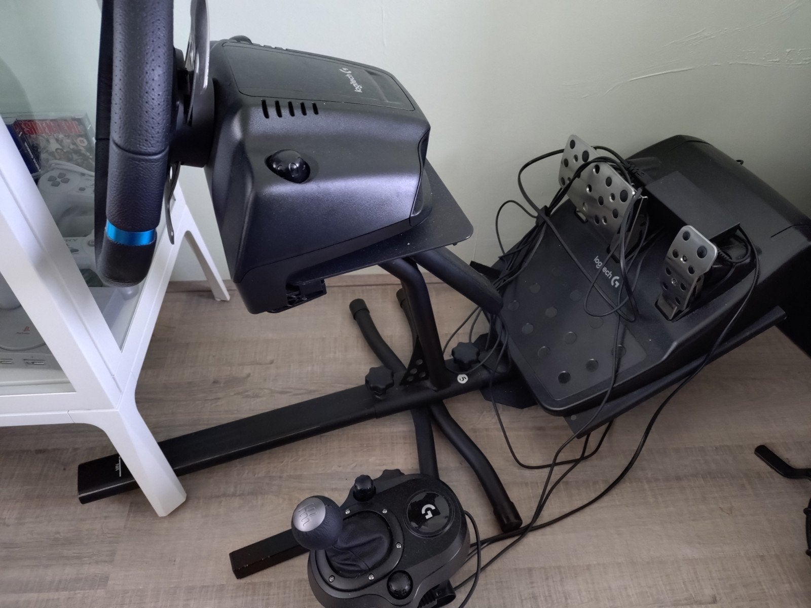 Logitech g29 met playseat en versnellinspook, Ophalen, Gebruikt