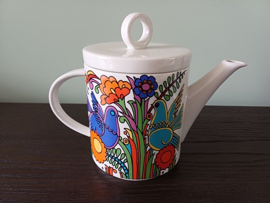 Acapulco Villeroy & Boch theepot, Huis en Inrichting, Keuken | Servies, Gebruikt, Overige typen, Ophalen of Verzenden, Overige stijlen