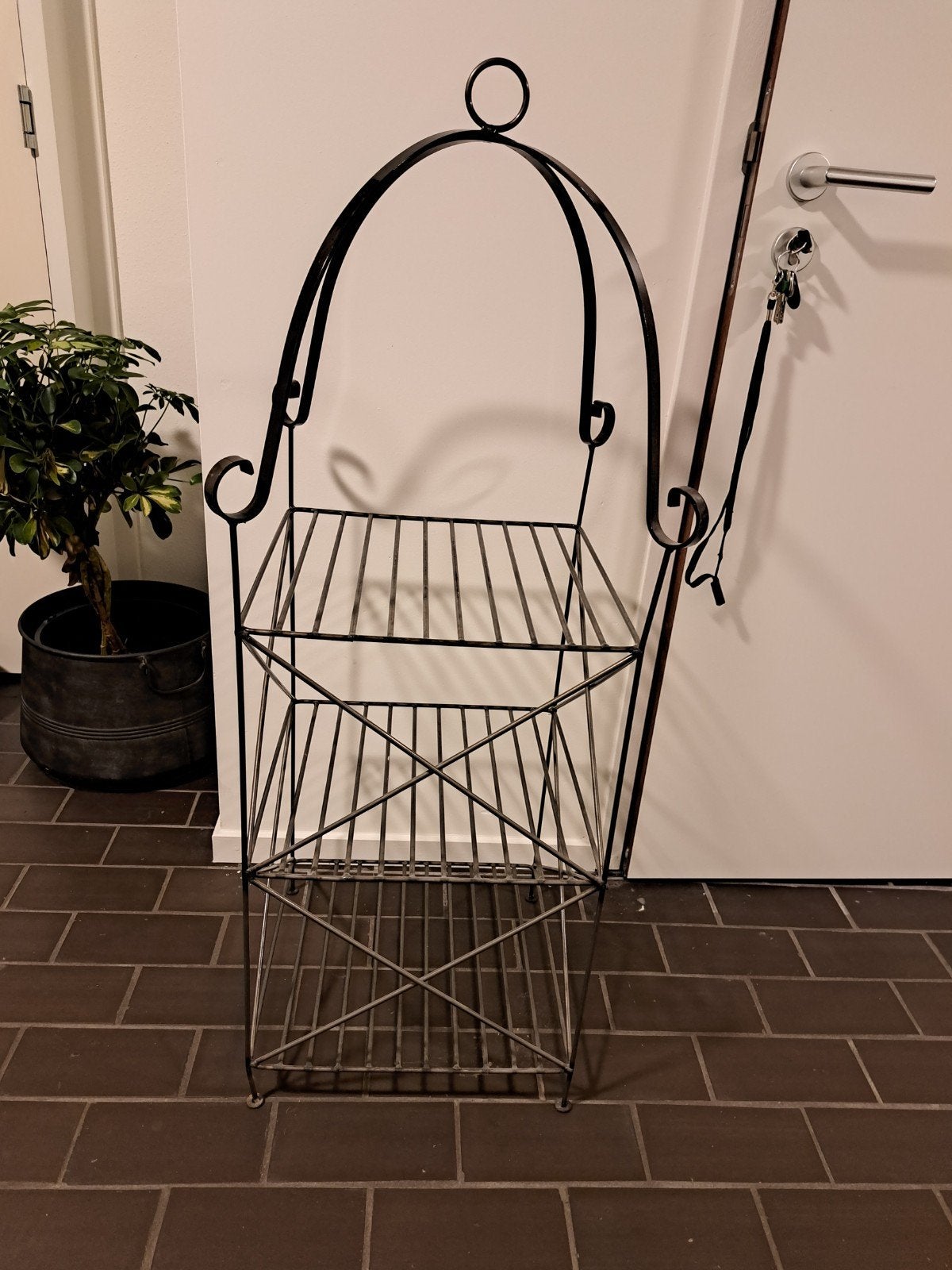 Decoratief metalen rek /etagère met 3 planken, Ophalen