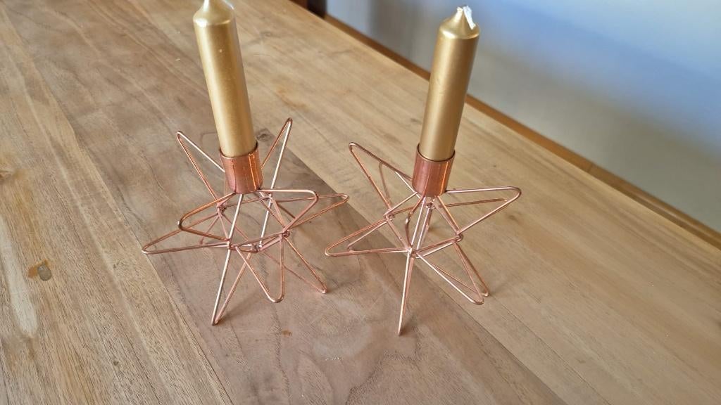 Kaarsen standaard met nieuwe kaarsen, Overige materialen, Overige kleuren, Nieuw, Ophalen of Verzenden