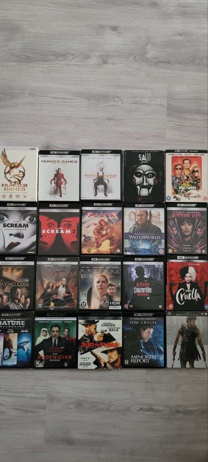 Grote collectie 4K Ultra HD Blu-rays - Diverse genres, Cd's en Dvd's, Engels, Overige genres, Ophalen of Verzenden, Zo goed als nieuw
