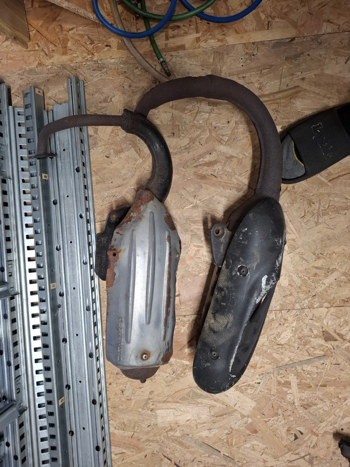 peugeot vivacity/speedfight uitlaat, Ophalen