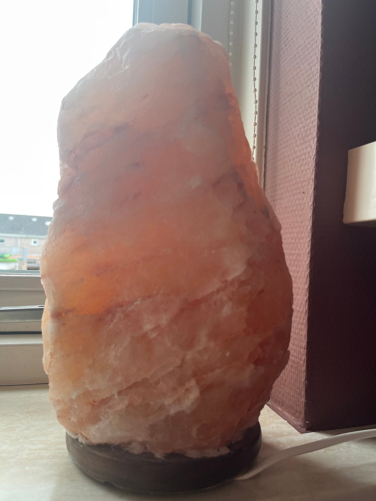 Himalaya Zoutlamp - Natuurlijke Sfeer en Welzijn, Huis en Inrichting, Ophalen, Zo goed als nieuw, Oranje, Rustiek