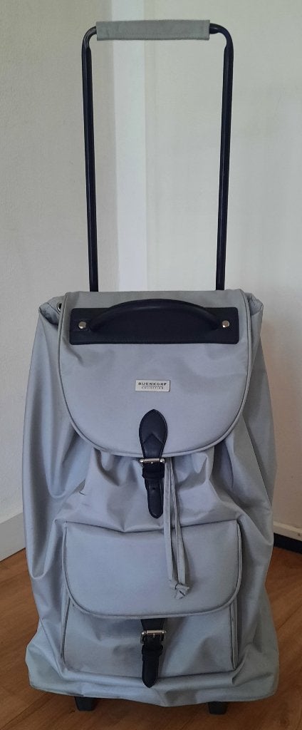 Handbagage / Trolley reistas Bijenkorf Collection (z.g.a.n.), 40 tot 60 cm, Minder dan 35 cm, Ophalen of Verzenden, Zo goed als nieuw