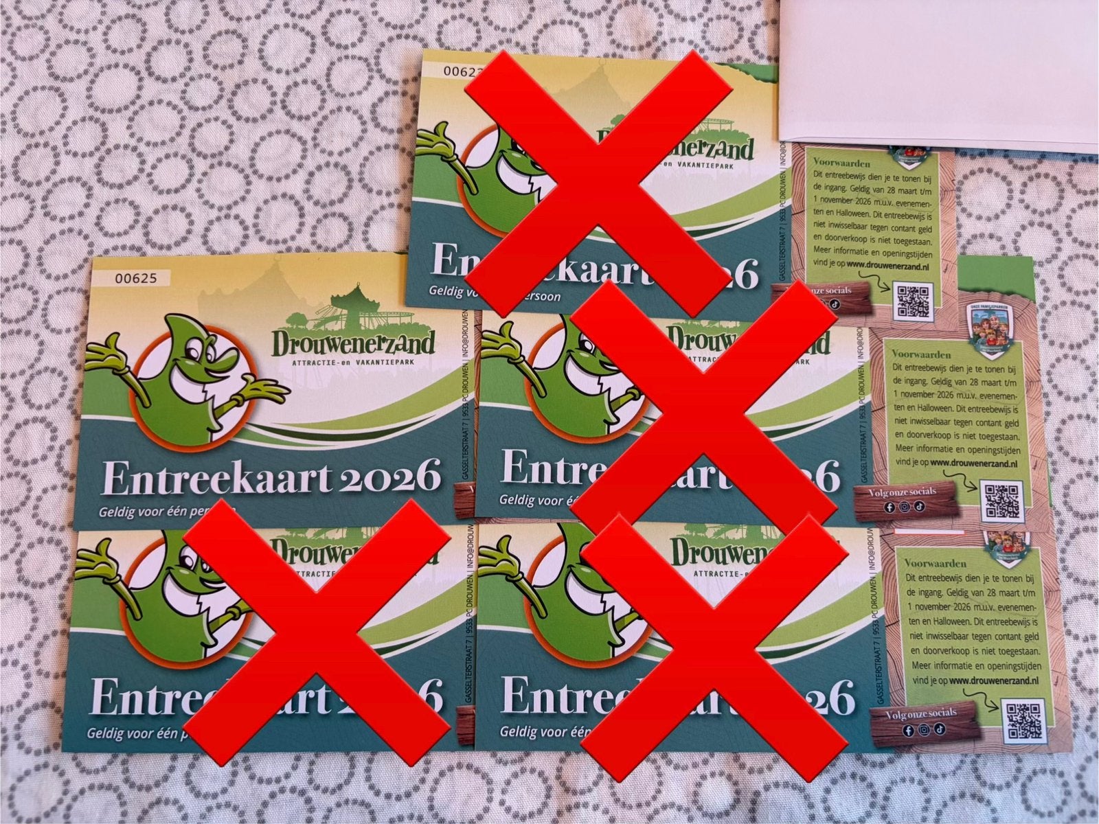 Drouwenerzand intreekaart, Tickets en Kaartjes, Eén persoon, Arrangement, Ticket of Toegangskaart