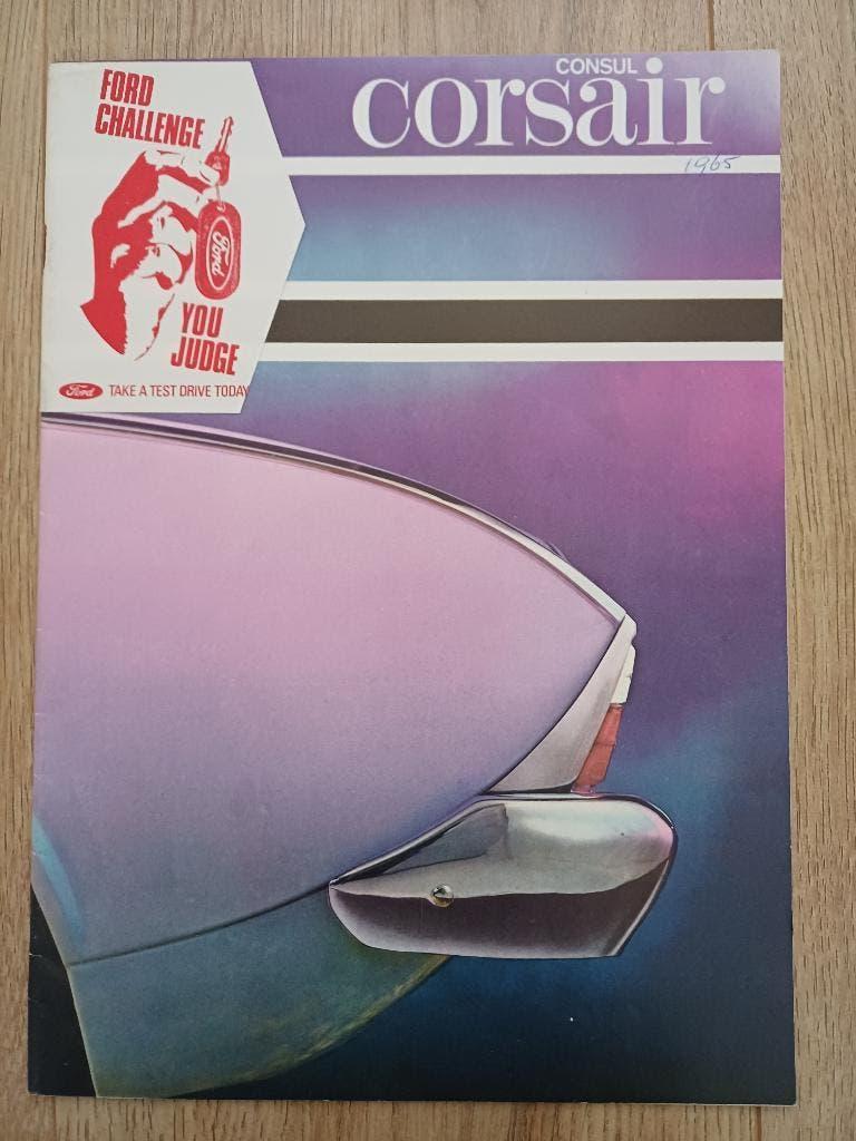 Ford Consul Corsair brochure uit 1964, Ophalen of Verzenden, Zo goed als nieuw, Ford