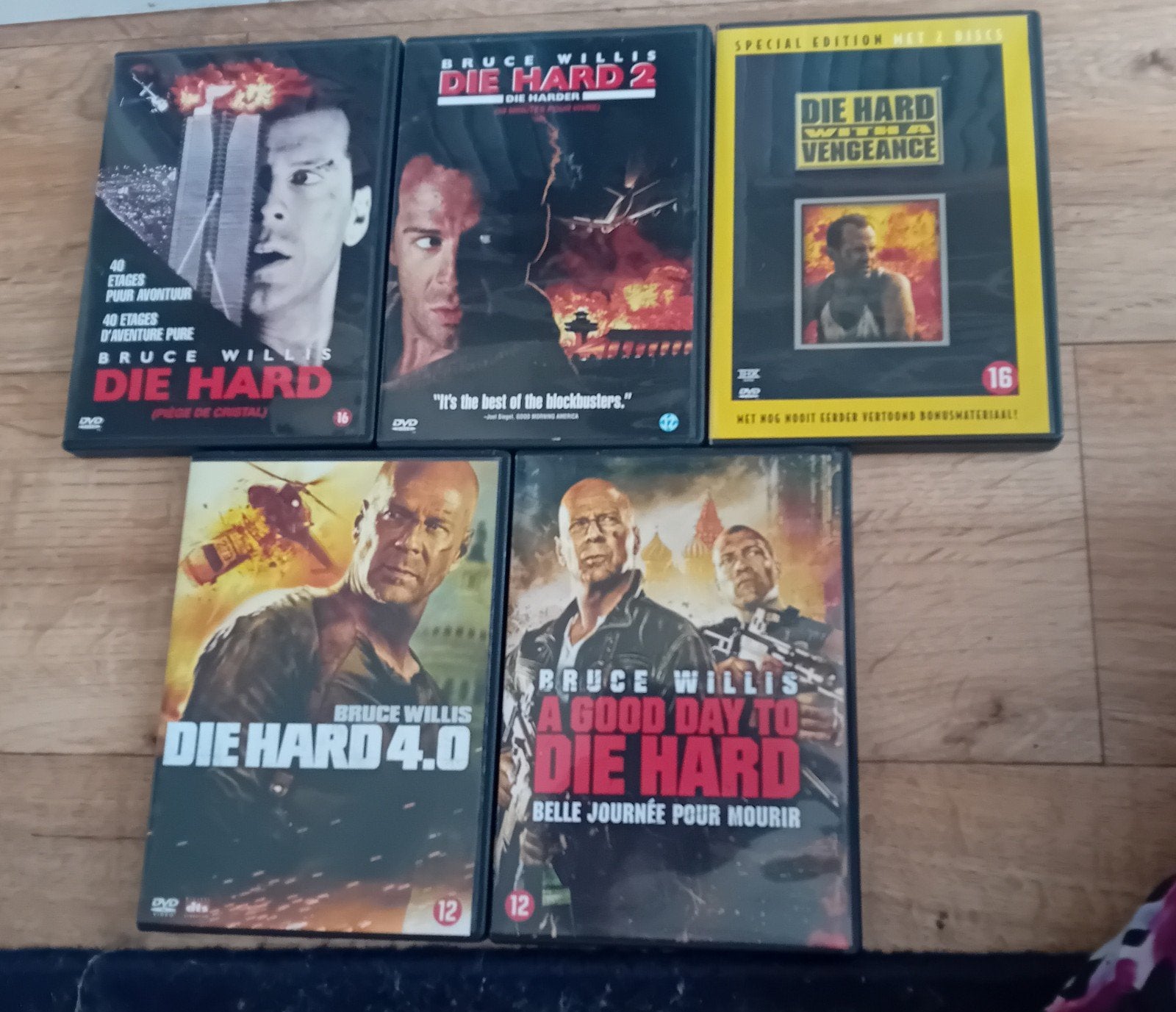 Die Hard Collectie: 5 films met Bruce Willis op DVD, Engels, Vanaf 16 jaar, Nederlands, Actie