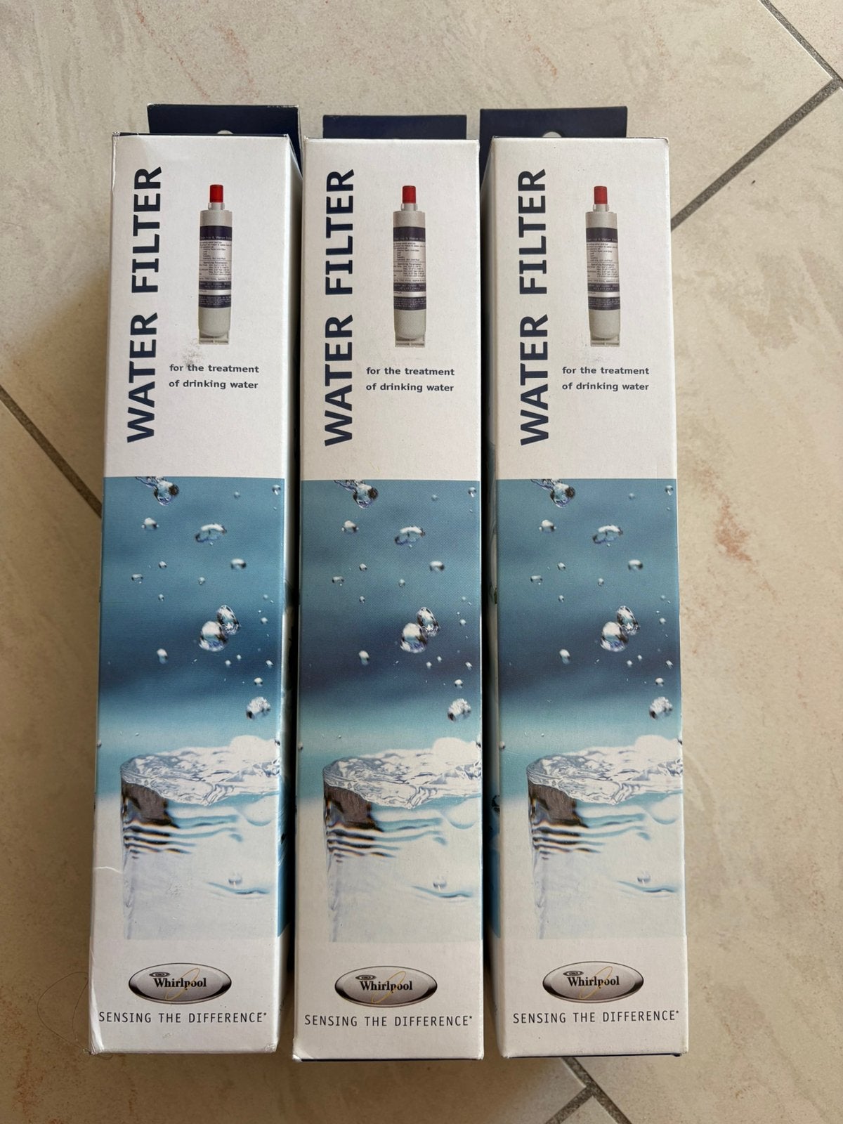 3x originele Whirlpool waterfilter SBS002 – nieuw, Ophalen of Verzenden, Nieuw