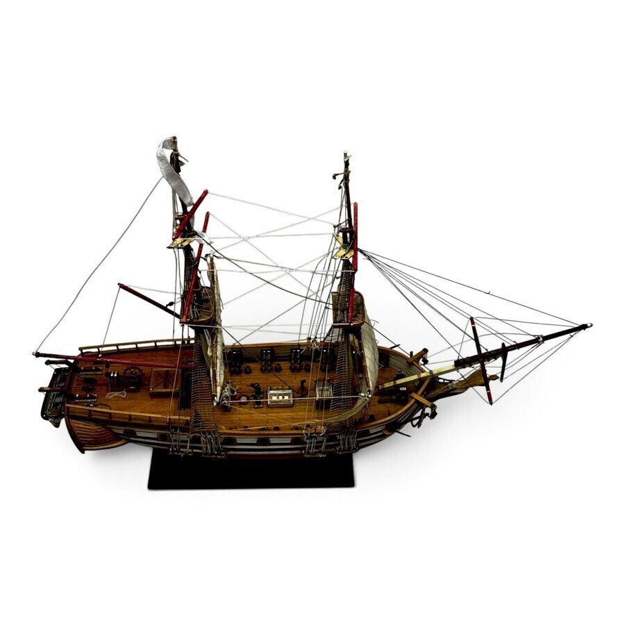 Handgebouwd model van een marinebrik, Ophalen of Verzenden, Gebruikt