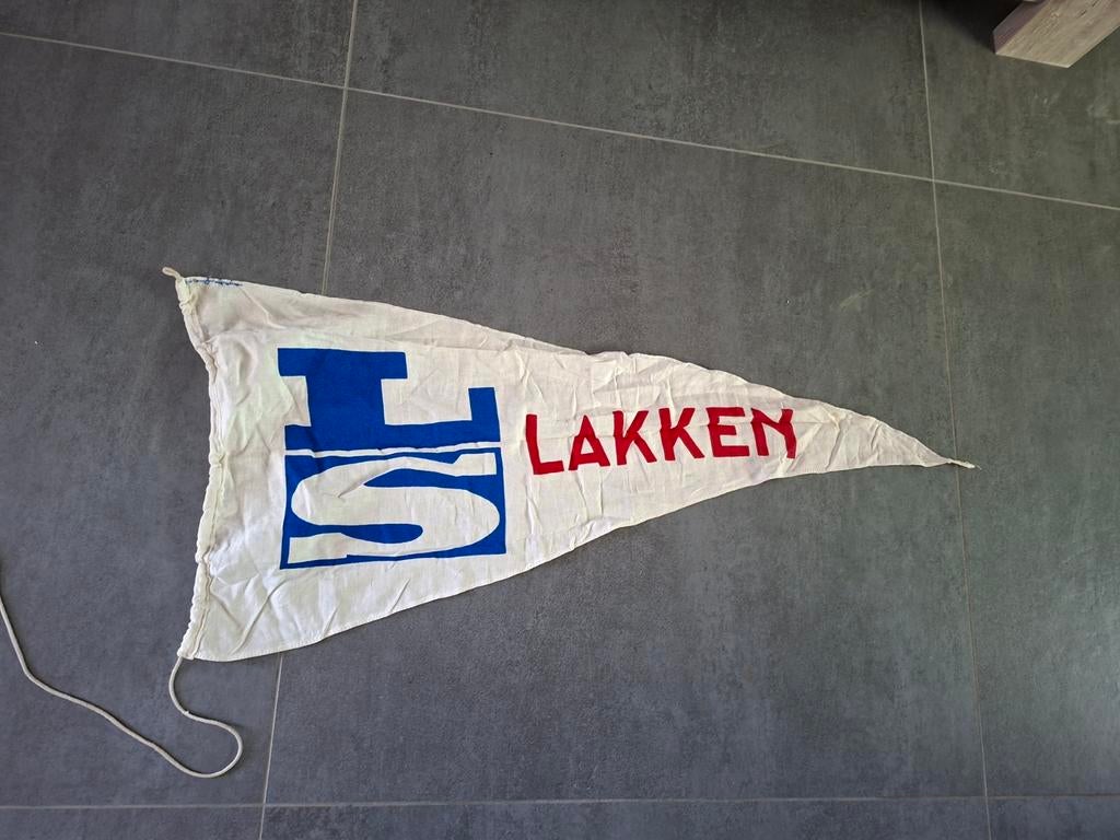 LS lakken vlag, Ophalen of Verzenden, Zo goed als nieuw, Reclamebord
