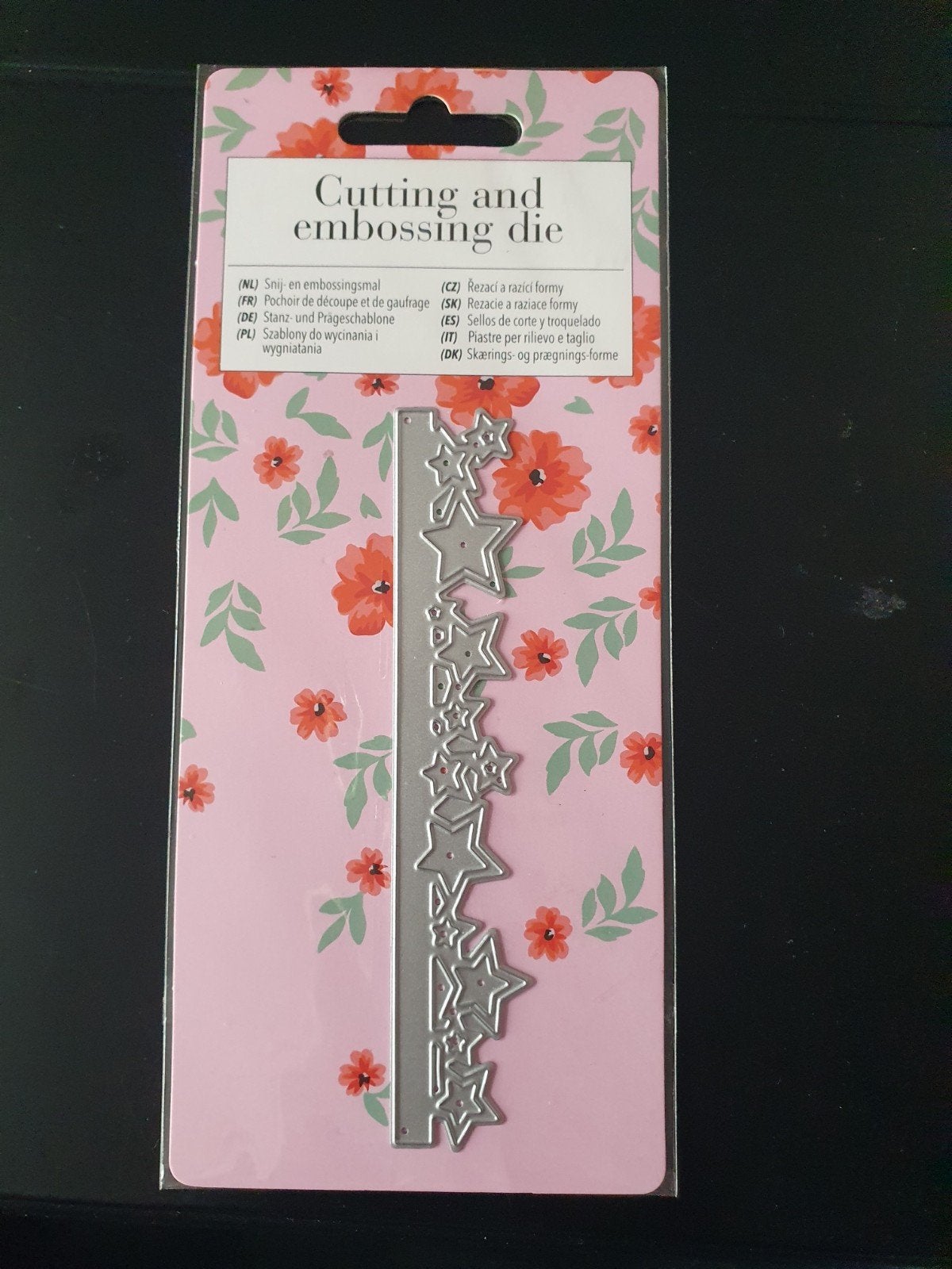snij- en embossing mal sterrenrand, Ophalen of Verzenden, Nieuw, Kerst, Pons of Mal