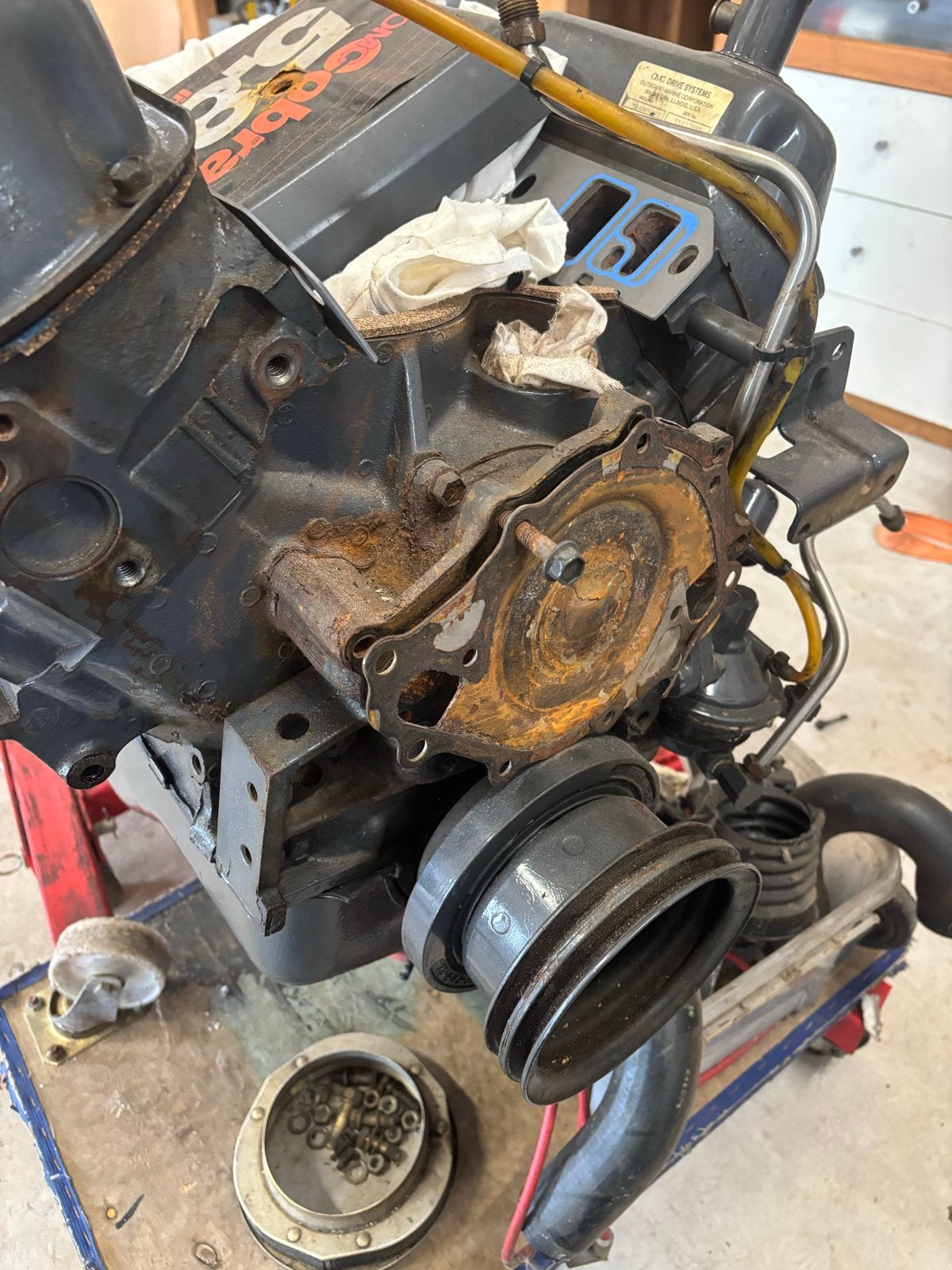 OMC 5.8 Cobra motor met nieuwe koppakkingen, Watersport en Boten, Ophalen of Verzenden, Gebruikt, Motor en Techniek, Motorboot