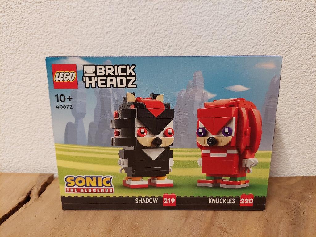 Lego Sonic Brickheadz 40672 Knuckles en Shadow nieuw, Lego, Lego, Lego, Nieuw