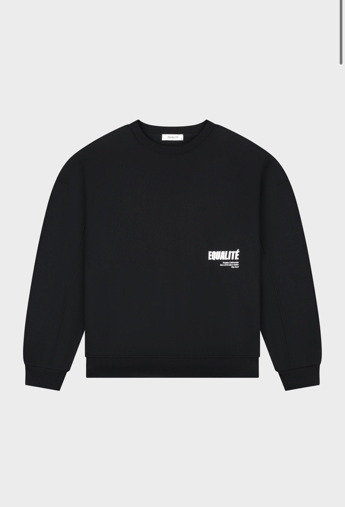 Equalite sweater, Ophalen of Verzenden, Nieuw, Maat 48/50 (M), Zwart