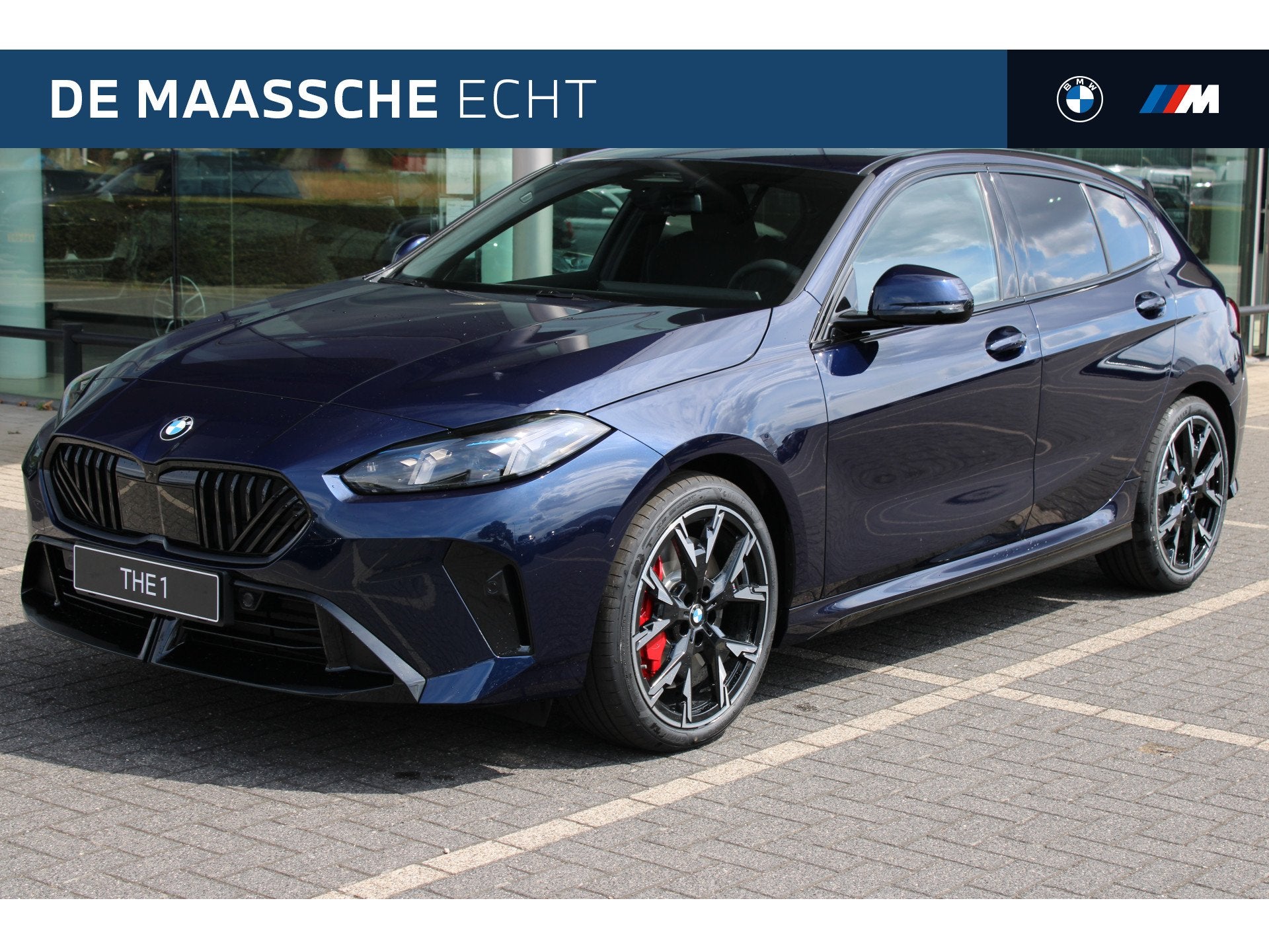 BMW 1 Serie 120 M Sport Automaat / Achteruitrijcamera / Comf, 156 pk, Blauw, Bedrijf, 3 cilinders