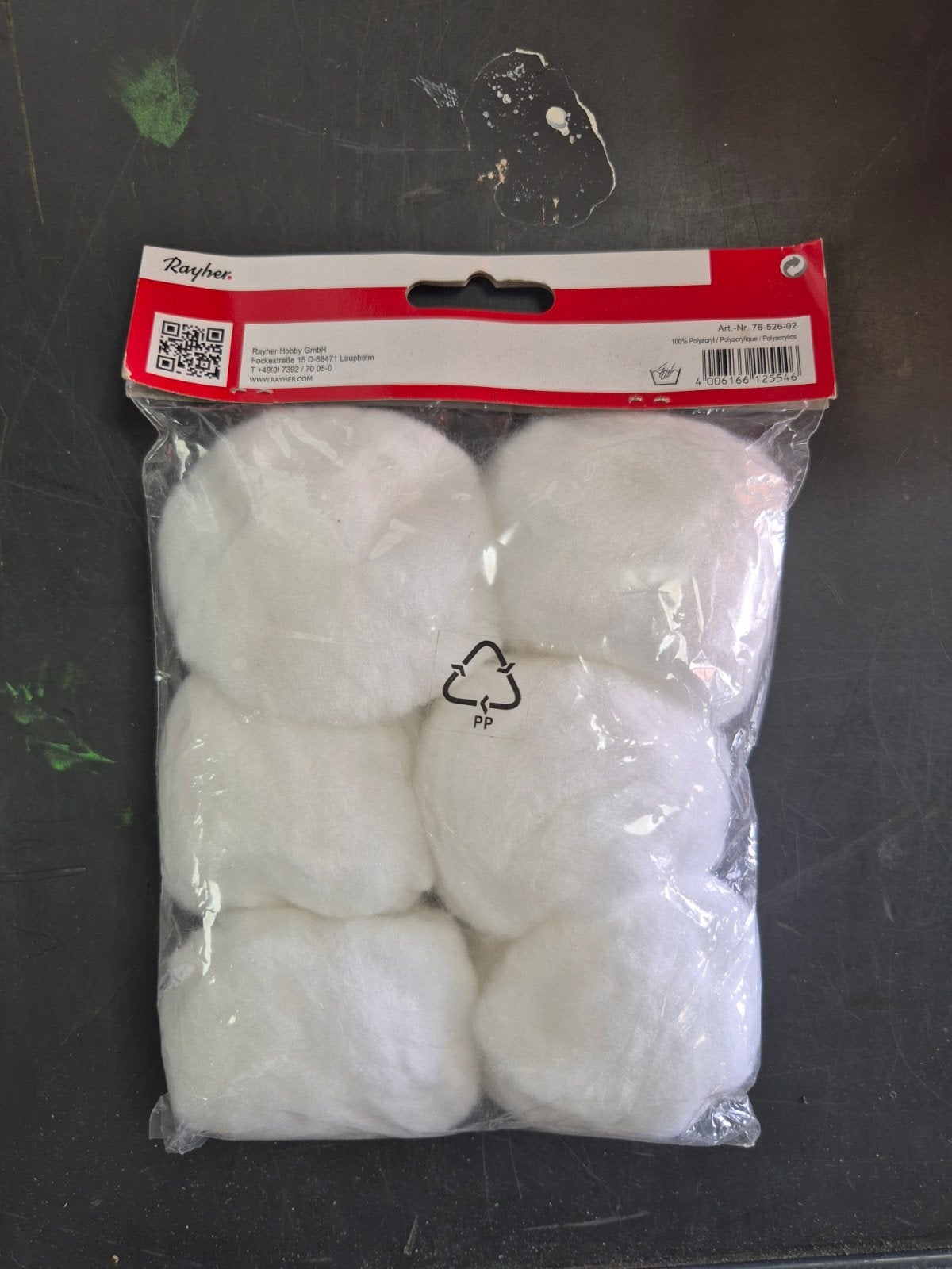 Pompoms 6x zakjes, Ophalen