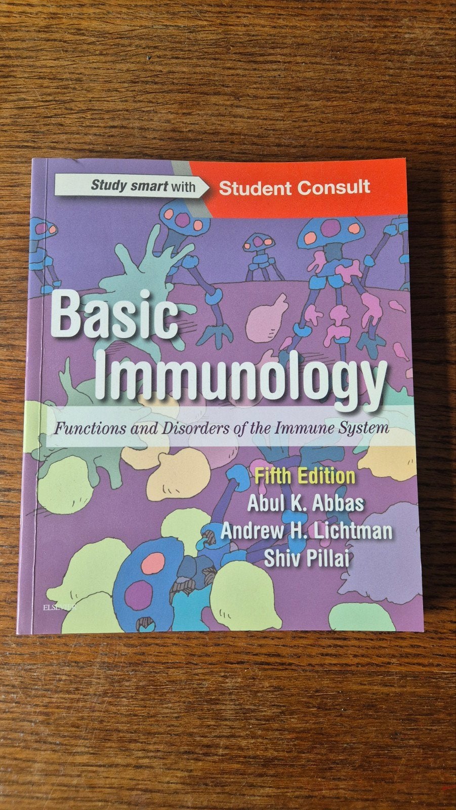 Basic Immunology - Abbas, Lichtman, Pillai (5e editie), Abul K. Abbas, Andrew H. Lichtman, Shiv Pillai, Zo goed als nieuw, Beta