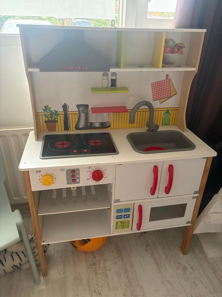 Houten Speelkeuken, Ophalen, Gebruikt, Hout, Speelkeuken