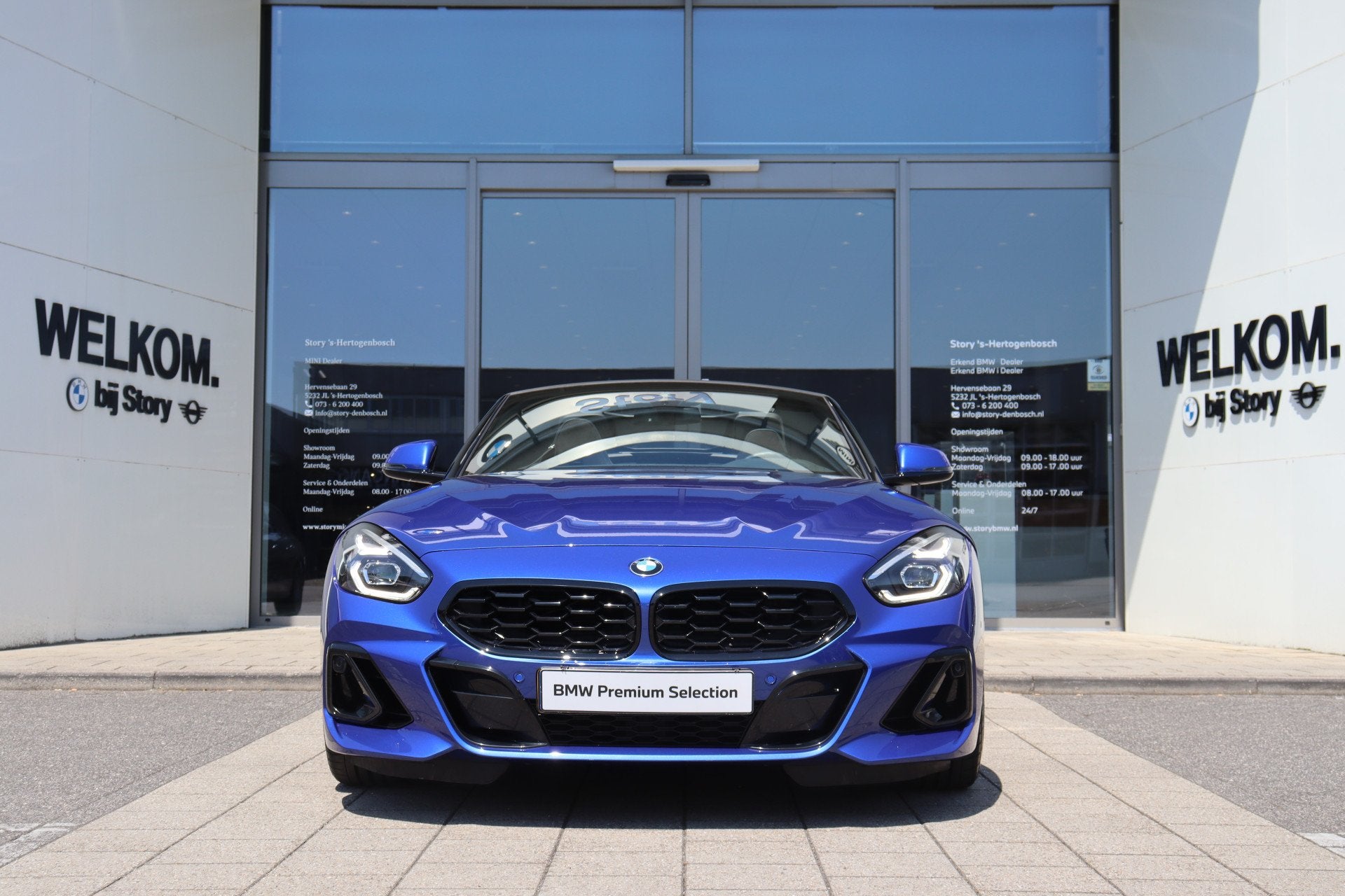 BMW Z4 Roadster sDrive20i High Executive M Sport Automaat /, Auto's, BMW, Achterwielaandrijving, Gebruikt, 4 cilinders, Blauw