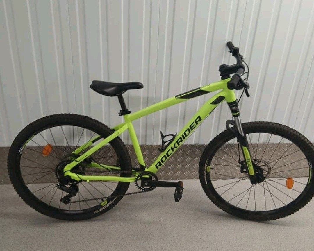 Rockrider ST 530 Mountainbike neon geel 27.5", Fietsen en Brommers, Fietsen | Mountainbikes en ATB, Minder dan 45 cm, Ophalen