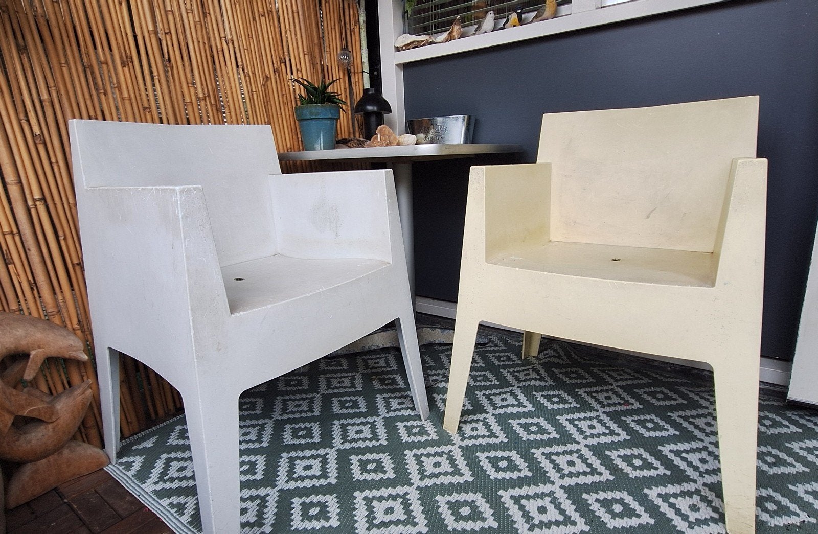 Balkonstoelen van Philippe Starck (2 stuks), Kunststof, Gebruikt, Twee, Overige kleuren