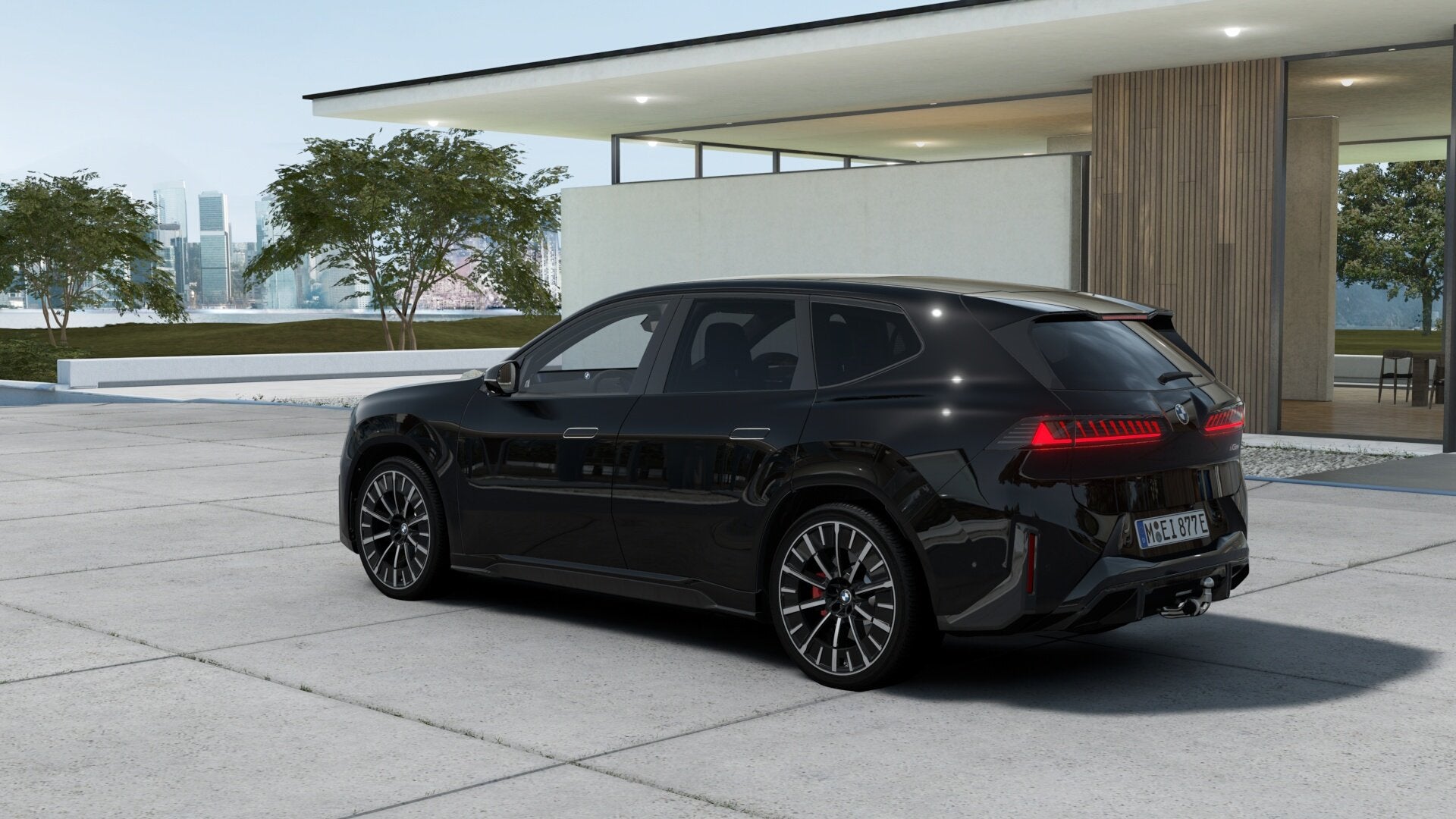 BMW iX3 50 xDrive M Sport / Panoramadak / Trekhaak / M Sport, Auto's, Automaat, Dealer onderhouden, Automatische klimaatregeling