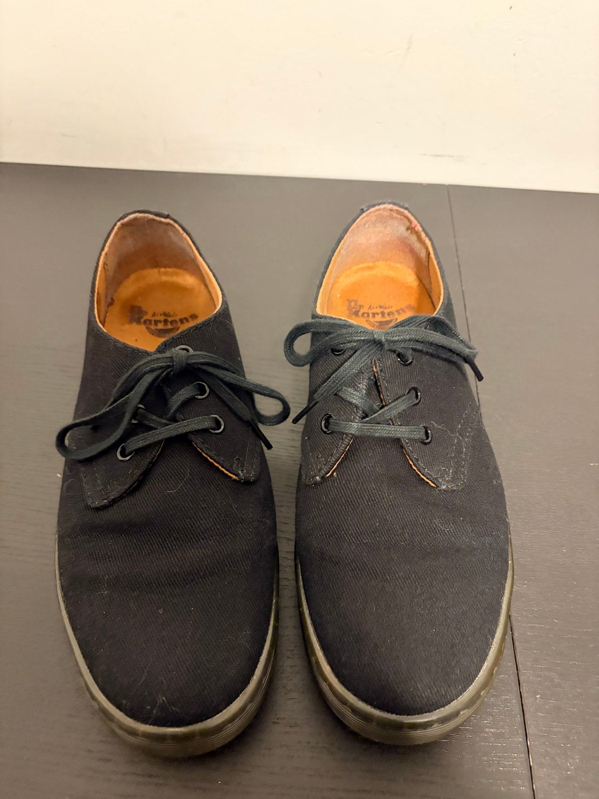 Dr. Martens Delray Canvas Schoenen Zwart Maat 41, Ophalen of Verzenden, Gedragen, Zwart, Veterschoenen