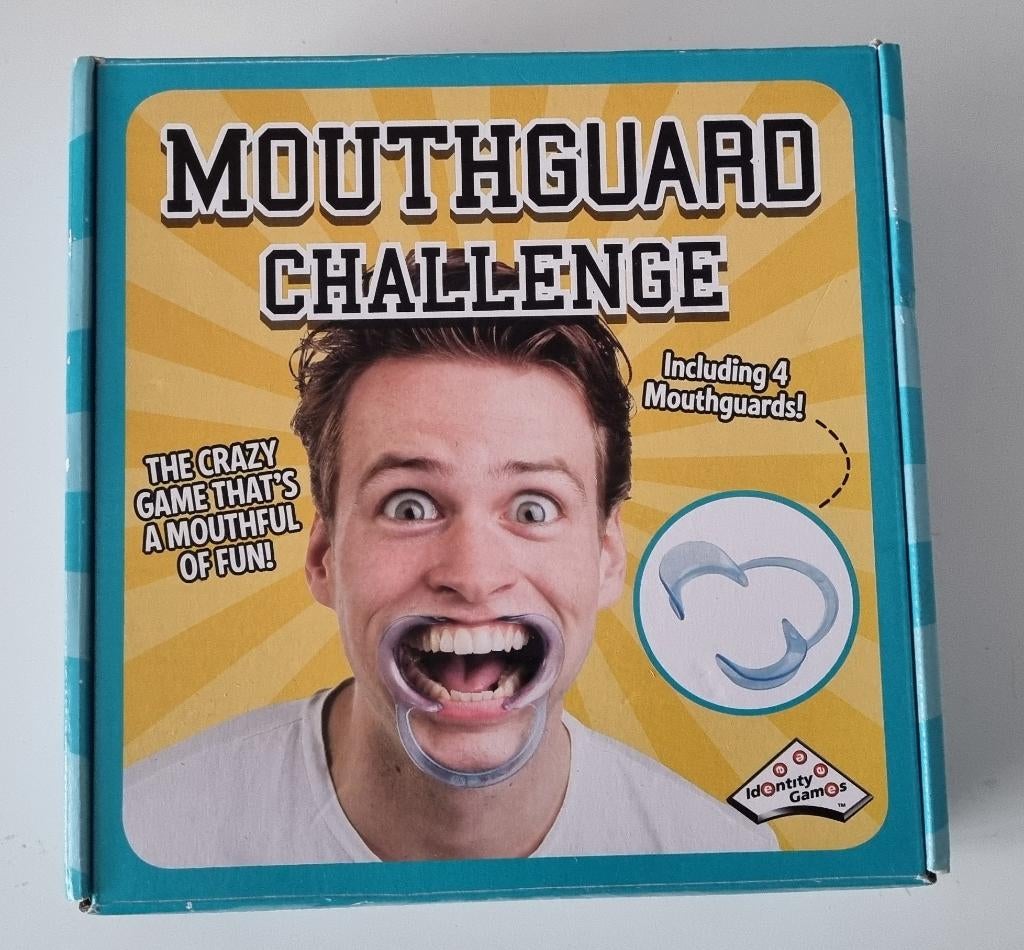 Identity Games - Mouthguard Challenge spel, Drie of vier spelers, Ophalen, Nieuw, Identity Games
