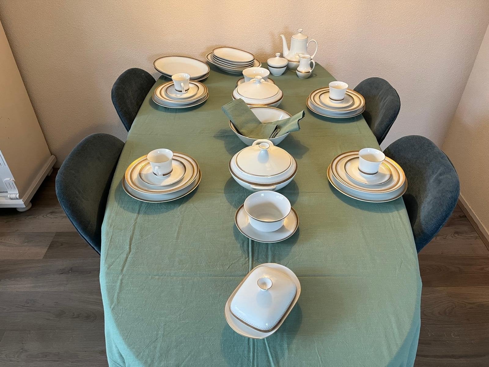 Winterling Bavaria Servies - Wit met Gouden Rand, Ophalen, Overige merken, Klassiek, Zo goed als nieuw