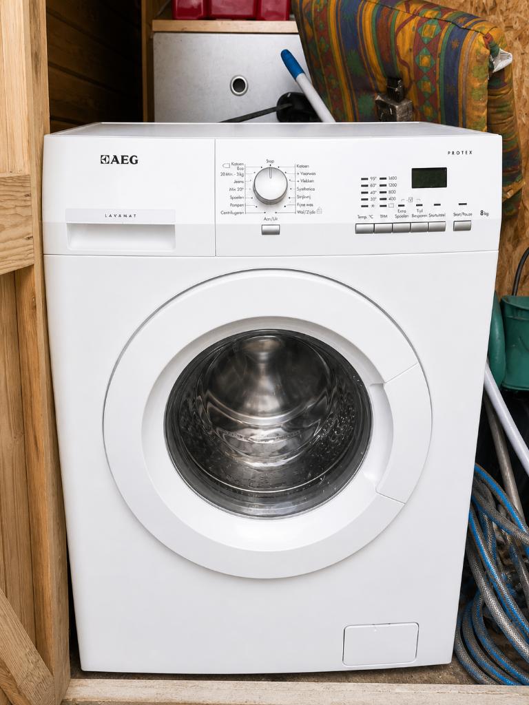 AEG Wasmachine Lavamat Protex wasmachine 8KG, Ophalen, Gebruikt, Voorlader, 85 tot 90 cm