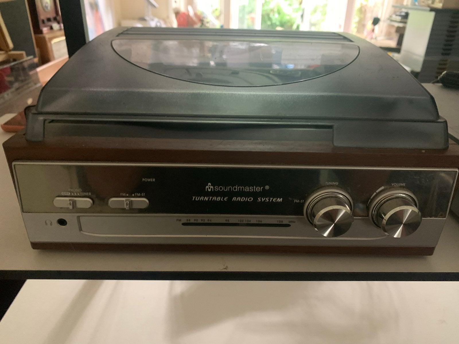Retro Soundmaster Platenspeler Radio Systeem, Ophalen, Gebruikt, Platenspeler, Overige merken