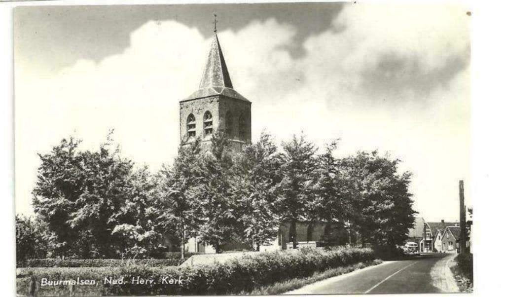 AK Buurmalsen, Geldermalsen - Ned. Herv. Kerk, Verzenden, 1960 tot 1980, Ongelopen, Noord-Brabant