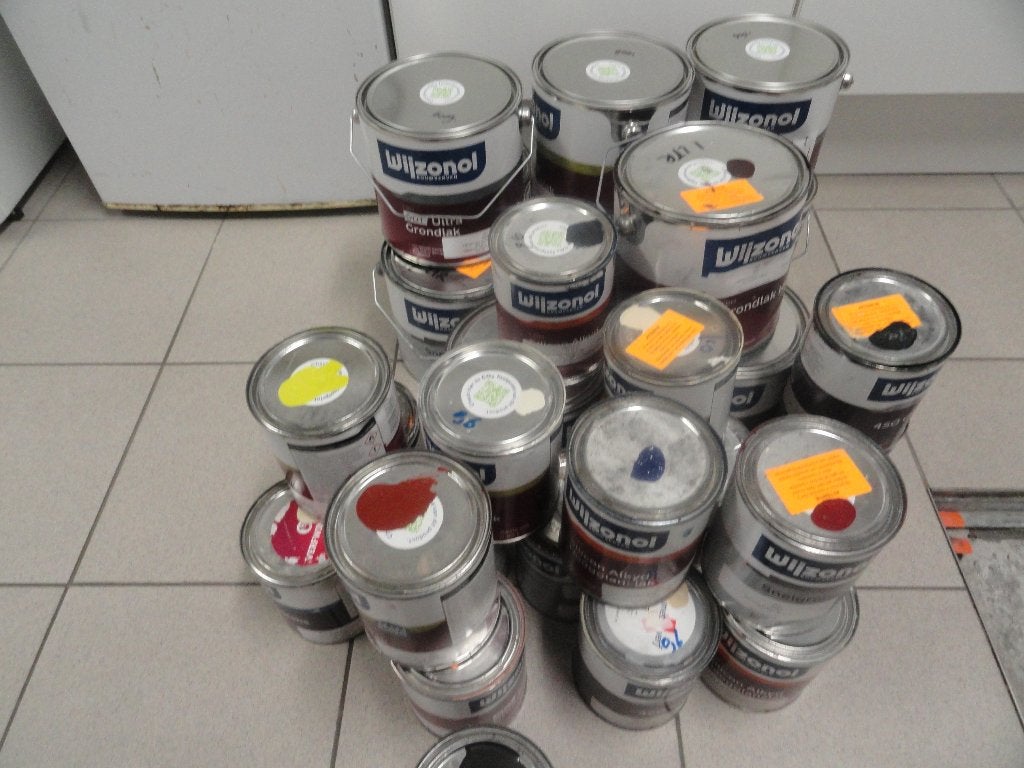 PARTIJ WIJZONOL LBH EN SDT LAK CREME WIT DIVERSE KLEUREN, Ophalen, Wit, Nieuw, Lak