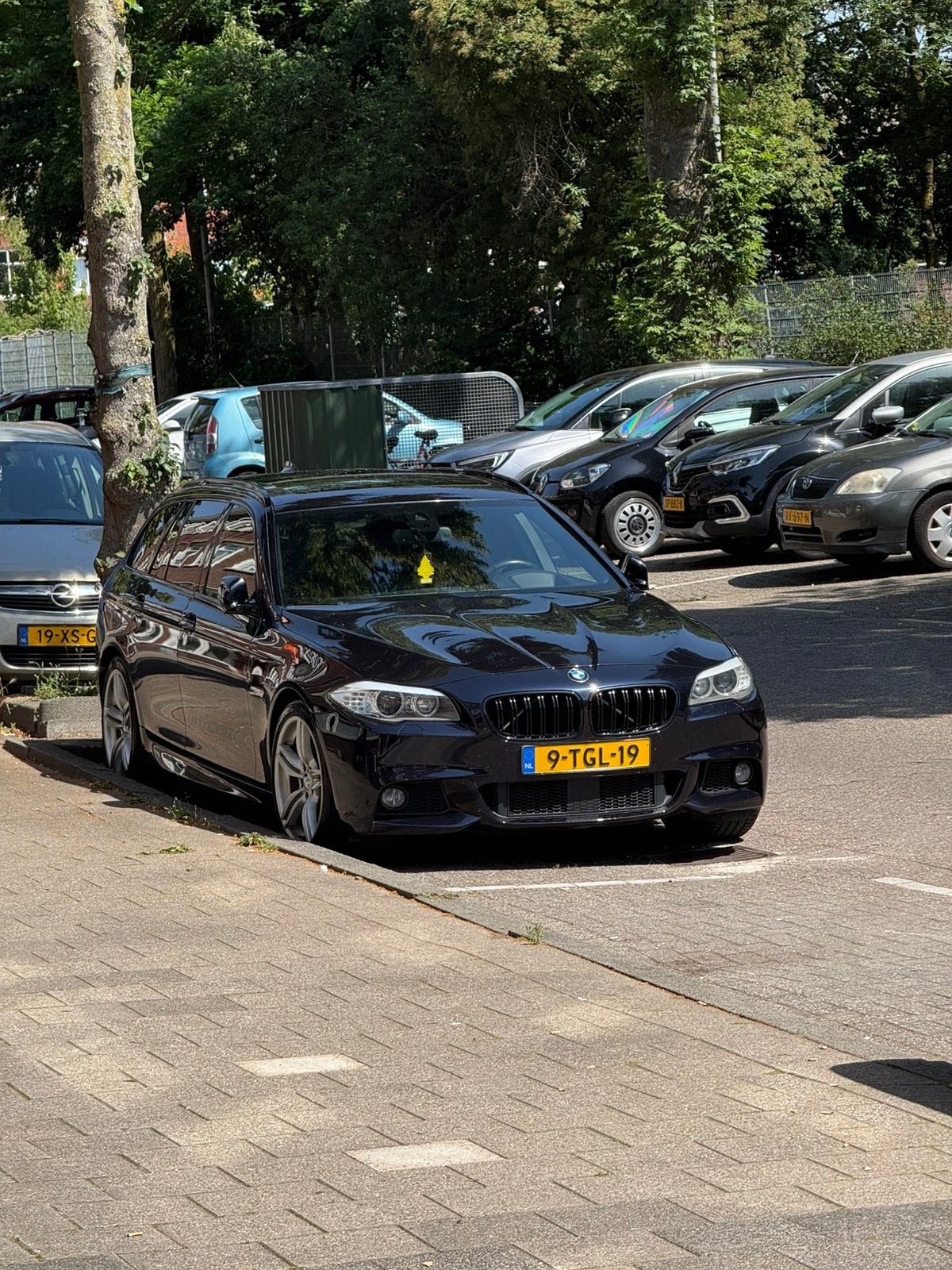 BMW 5-Serie 3.0 XD 530 Touring AUT 2013 Zwart, Auto's, BMW, Automaat, Achterwielaandrijving, Zwart, Zwart